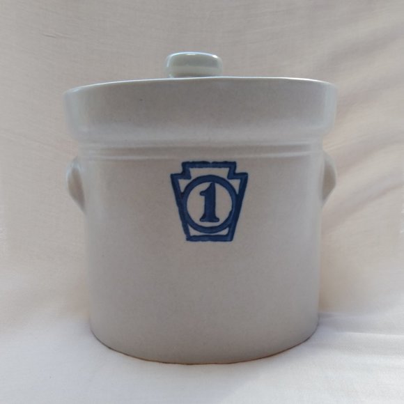 Vintage Pfaltzgraff Stoneware Yorktowne #1 Canister - Picture 1 of 8